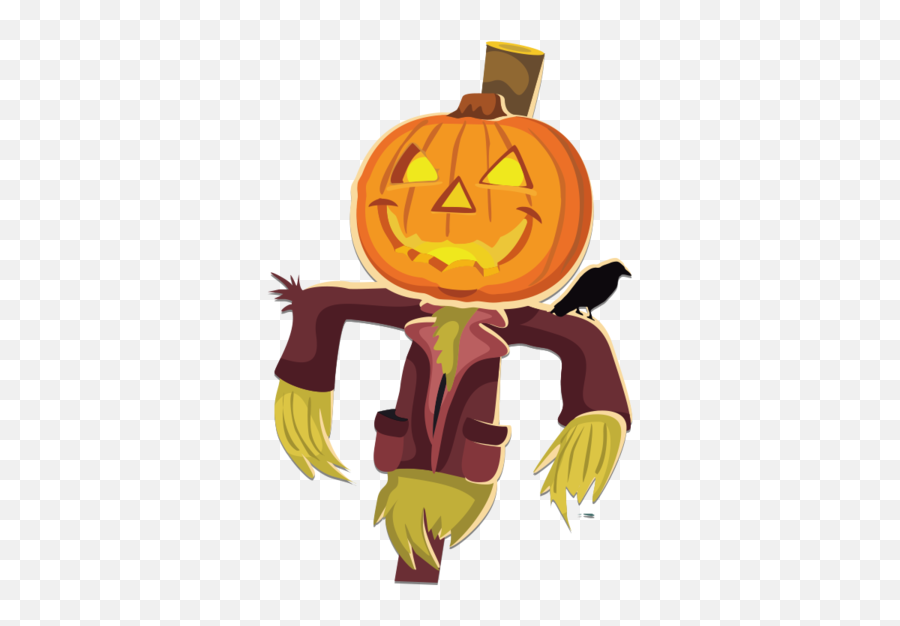 Scarecrow Halloween Document Food Calabaza For - Jack O Lantern Transparent Background Png,Halloween Pngs