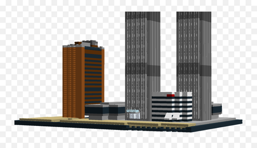 Download Hd World Trade Center - Lego Twin Towers Png,Twin Towers Png