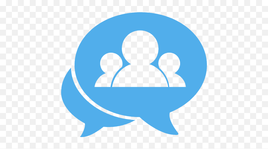Download Group Chat Icon - Transparent Group Chat Icon Png,Chat Icon Png