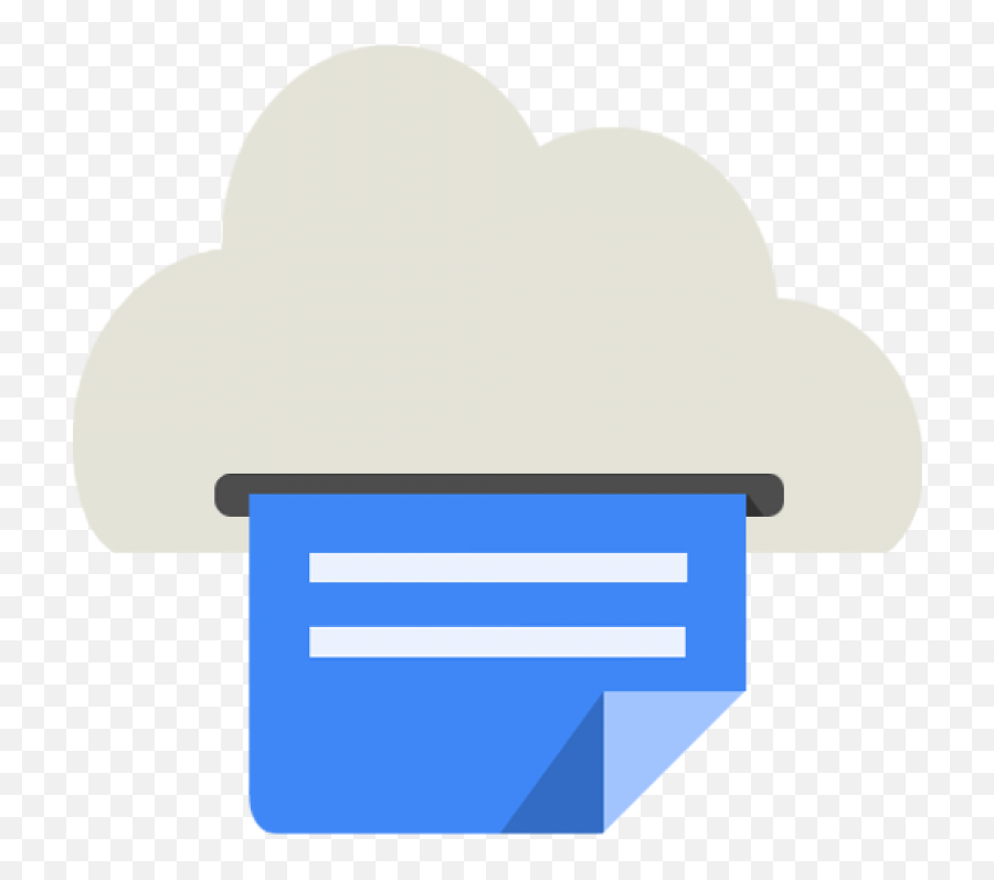 Cloud Print Icon Android Kitkat Png - Vertical,Print Icon Png