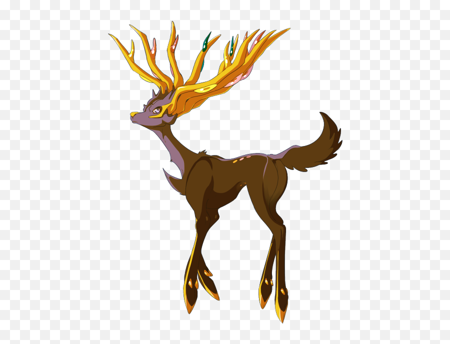 Xerneas I Love You - Elk Full Size Png Download Seekpng Animal Figure,Xerneas Png