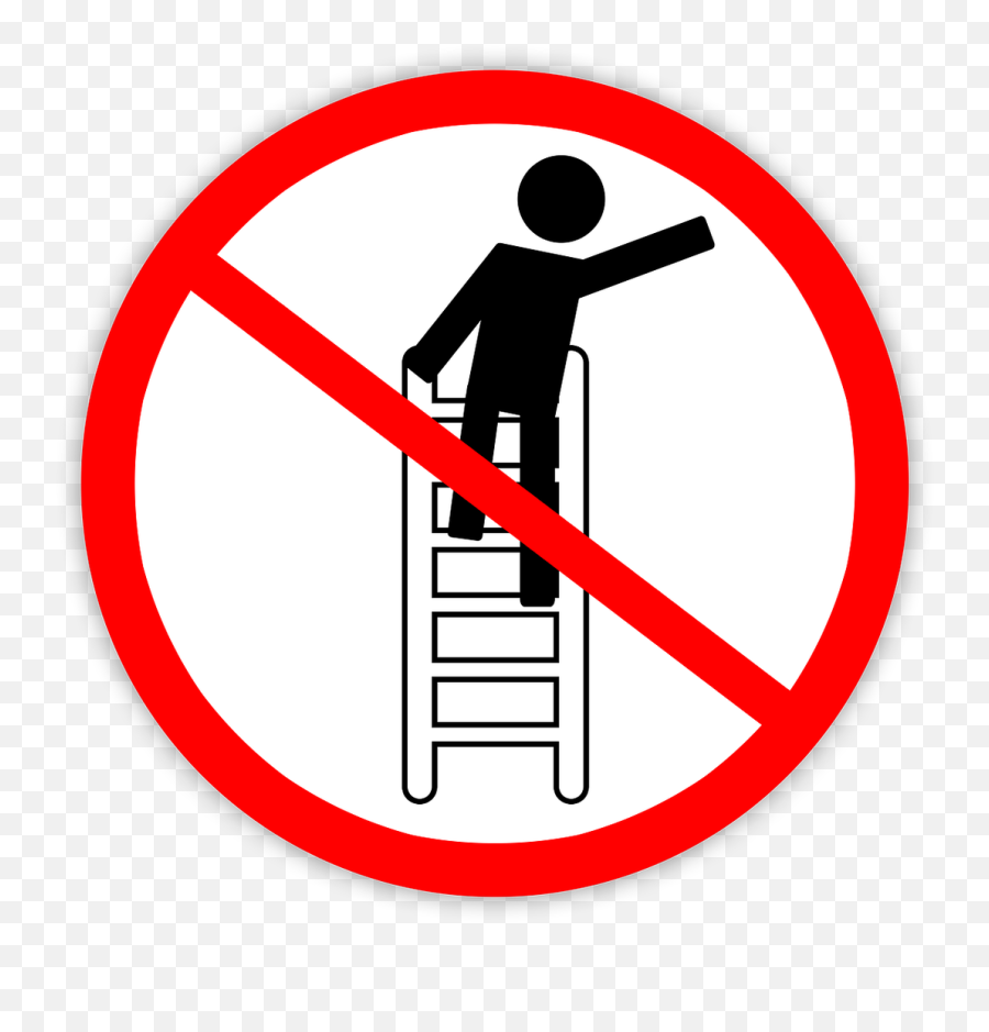 Centre For Whs - Do Not Climb Ladder Png,Circle Slash Png
