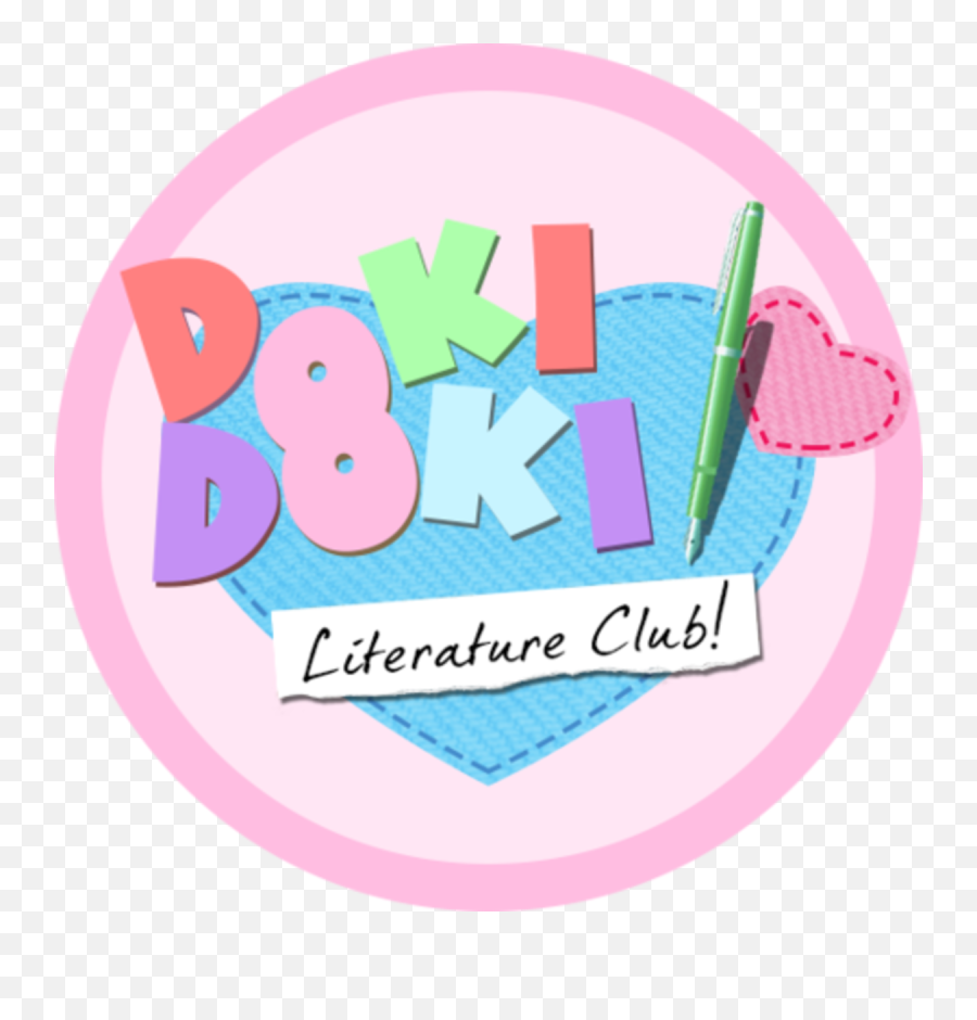 Doki Literature Club Logo - Doki Doki Literature Club Logo Png,Doki Doki Literature Club Logo Png