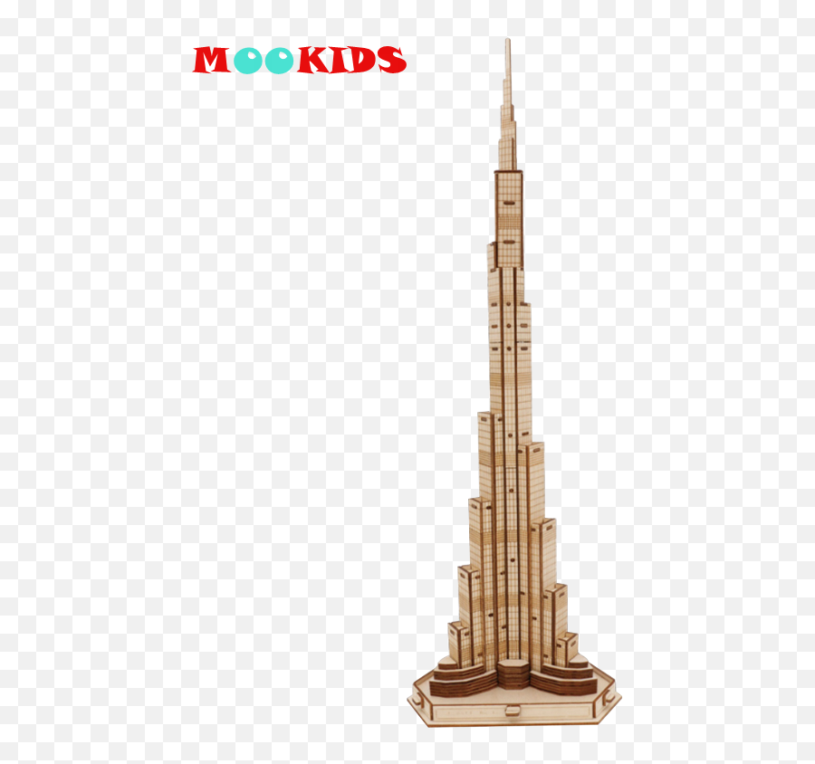 Laser Cutting Wooden 3d Diy Building - Vertical Png,Dubai Icon Tower