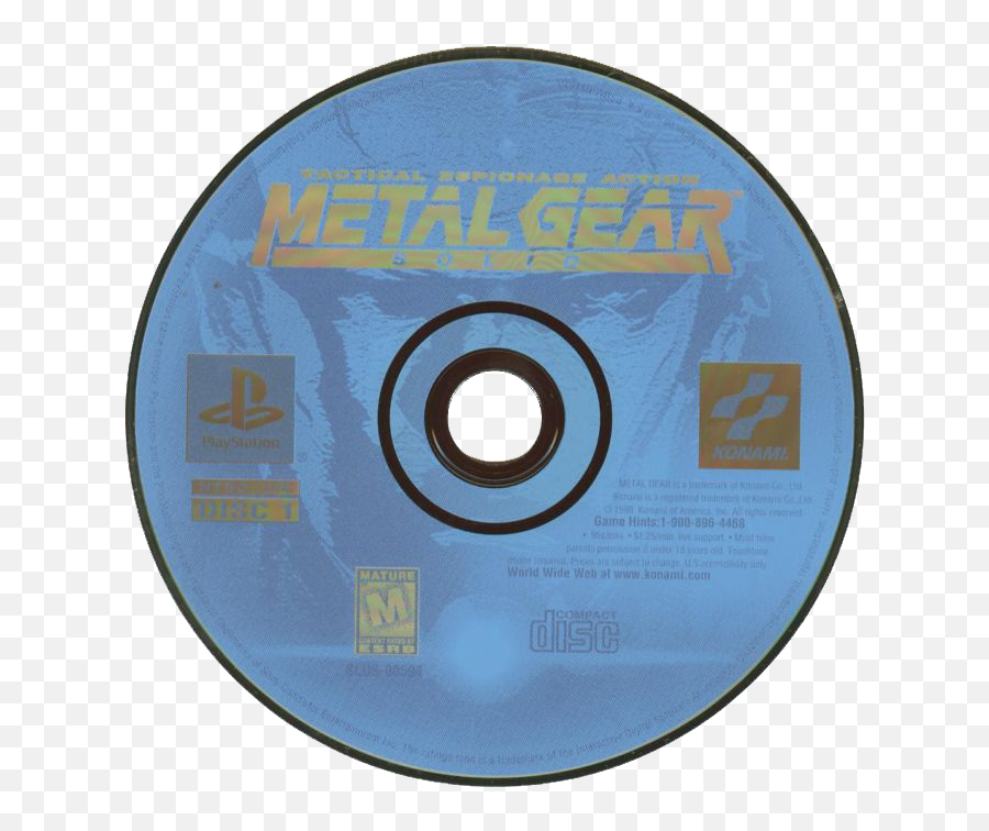 Metal Gear Solid Details - Launchbox Games Database Optical Disc Png,Metal Gear Solid Icon