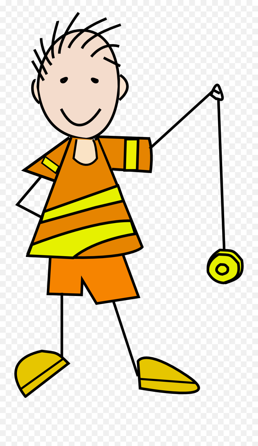 Clipart Child Transparent Background - Play With A Yoyo Png,Boy Transparent Background