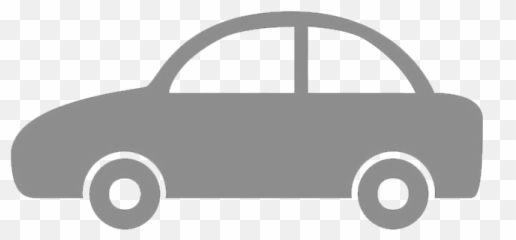 Transparent Car Icon Vector Png - Grey