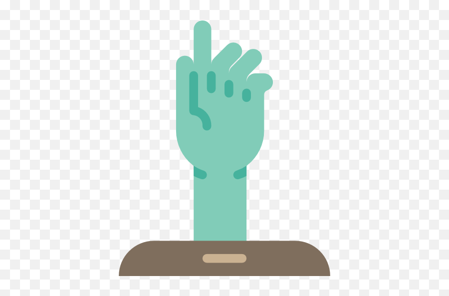 Zombie Icon - Illustration Png,Zombie Hands Png