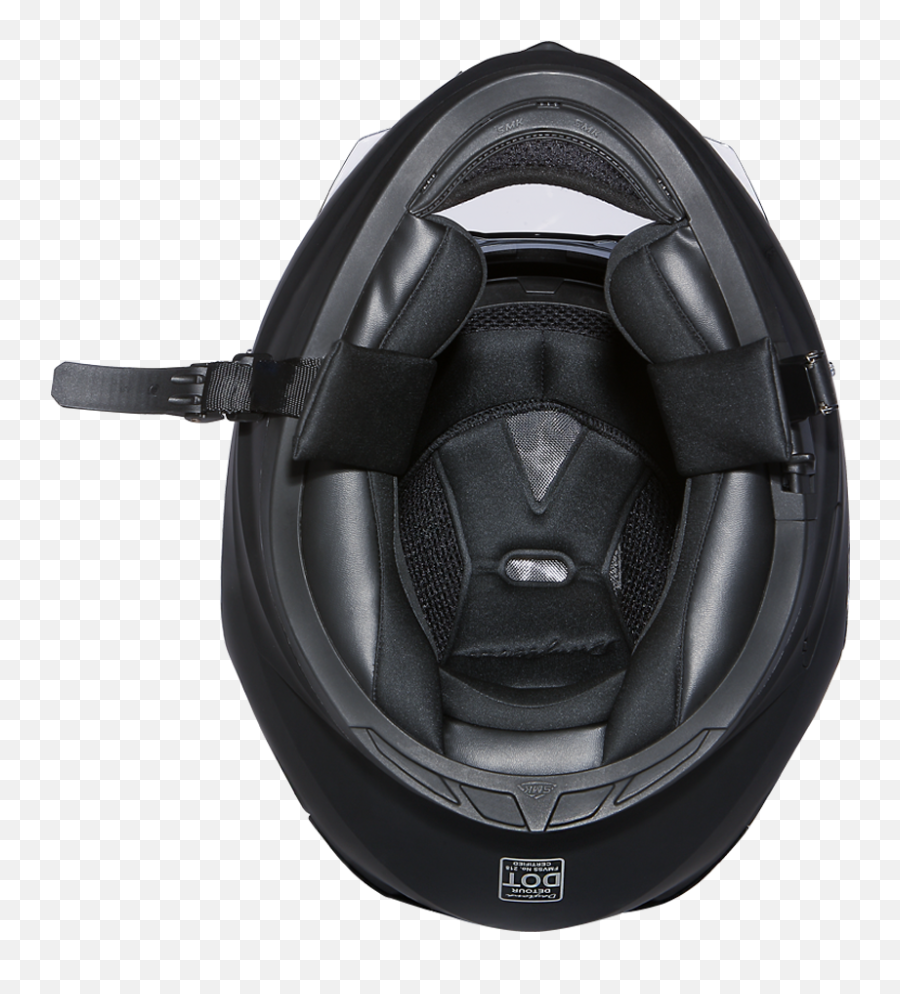 Daytona Detour Motorcycle Helmet - Dull Black Bicycle Helmet Png,Chin Curtain For Icon Airmada