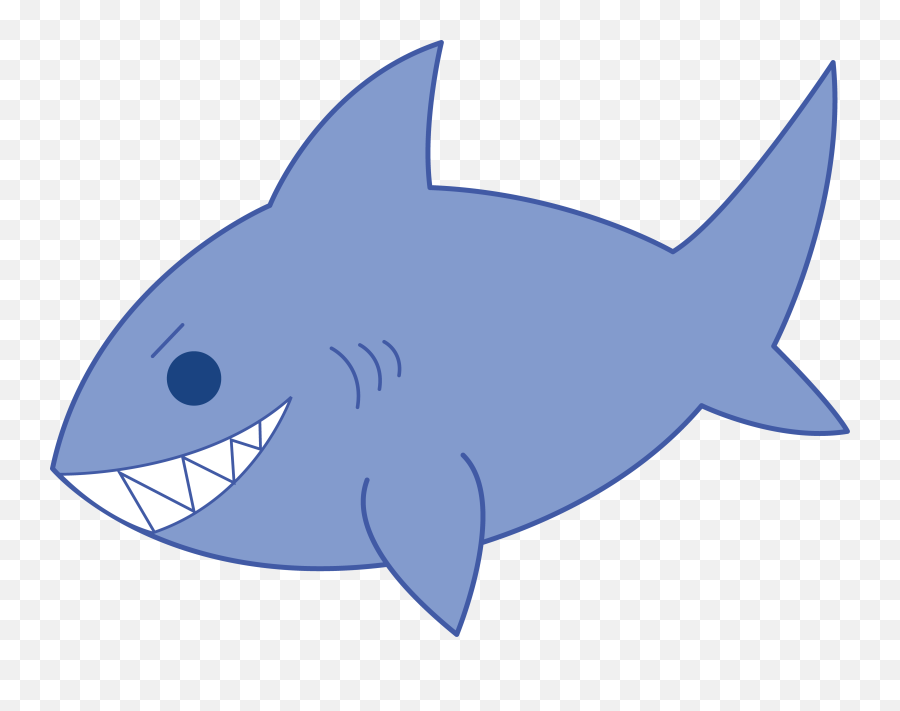 Hammerhead Shark Clipart - Cartoon Clipart Shark Png,Shark Clipart Transparent Background
