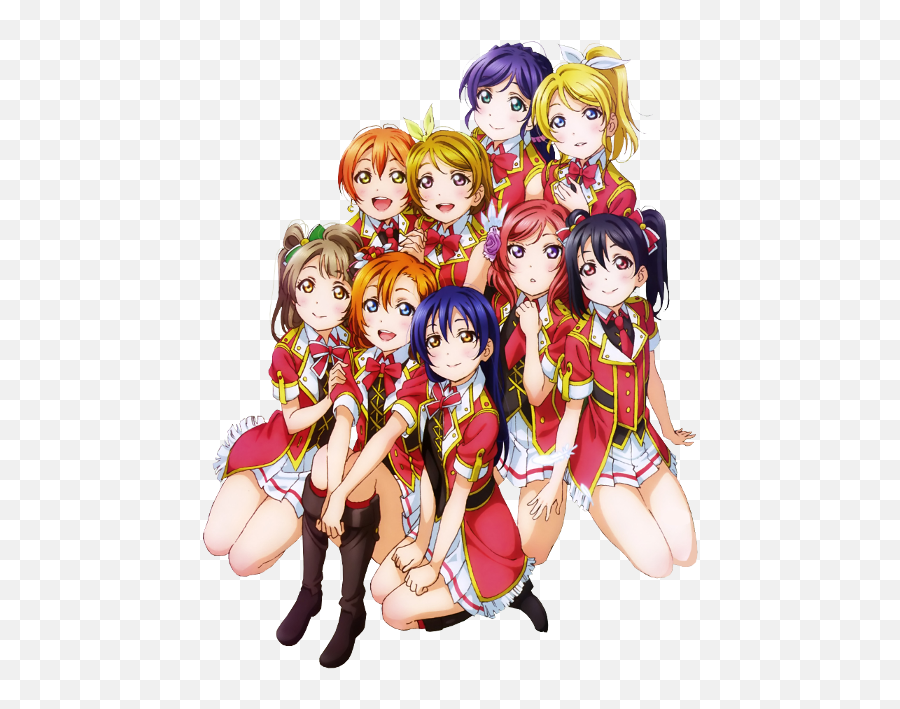 Love Live Muse Png 1 Image - Muse Love Live Girls,Love Live Png