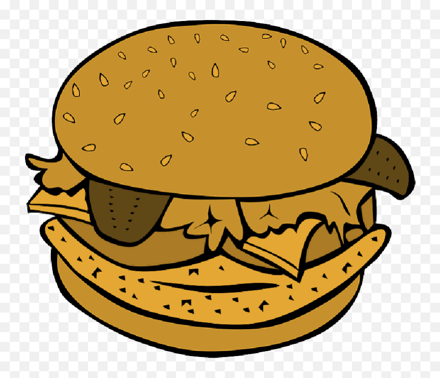 Download Png Cartoon The Best - Hamburger Clip Art,Cartoon Burger Png
