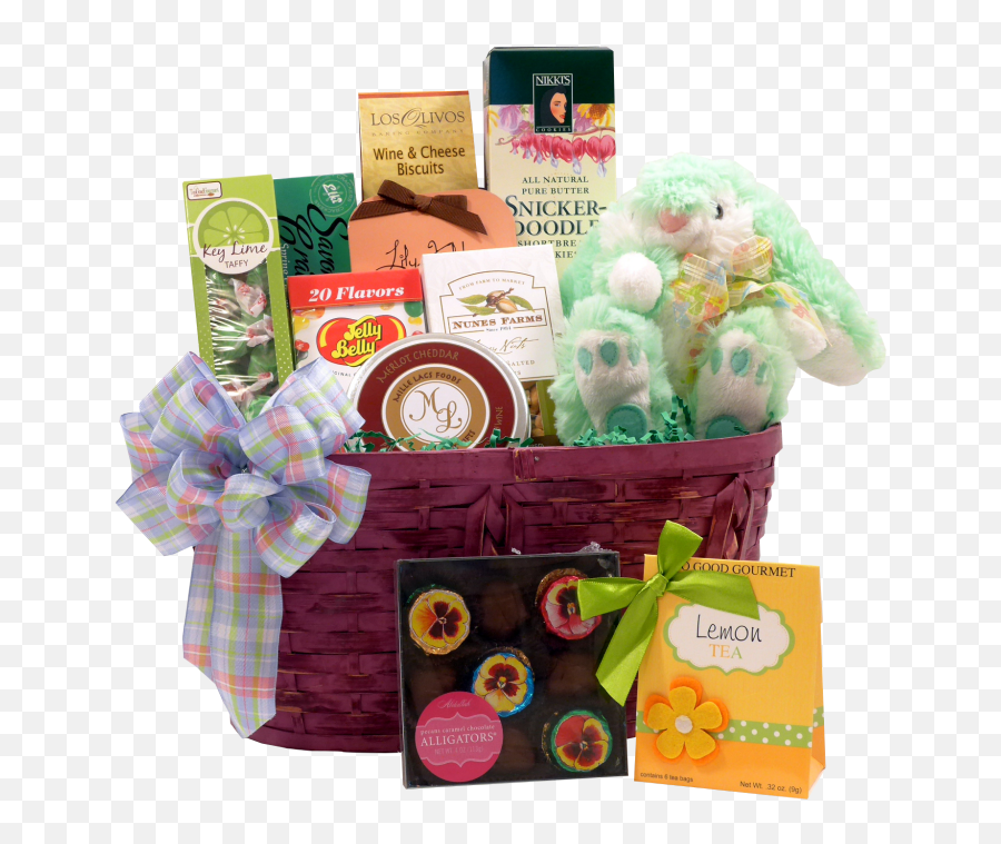 Easter Gift Guide Baskets And Gifts For Spring - Spring Gift Baskets Transparent Png,Easter Basket Transparent
