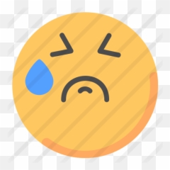 Sad Face - Circle png