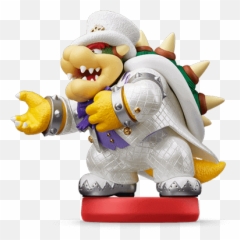 Bowser Amiibo Figure - Super Mario Odyssey Bowser Amiibo Png,Bowser Png