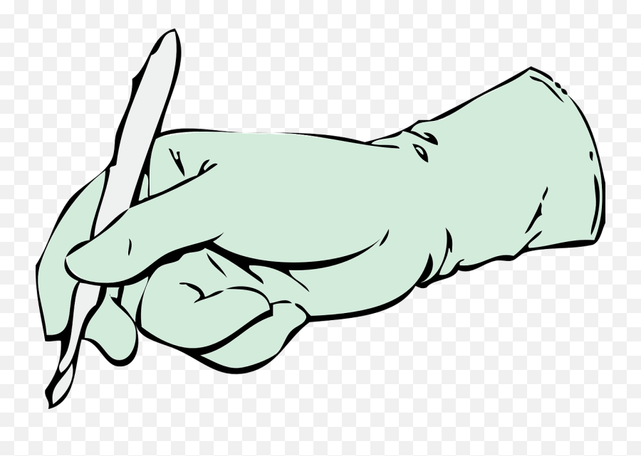 Scalpel Hand Gloved - Surgery Clipart Png,Scalpel Png