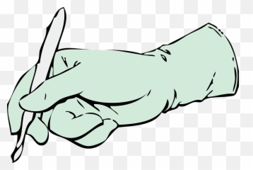 Scalpel Hand Gloved - Surgery Clipart Png,Scalpel Png