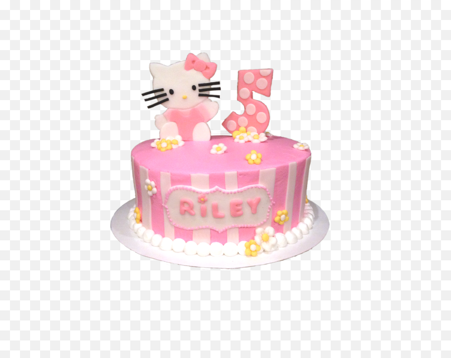 Hello Kitty Cake - Baby Shark Birthday Cake Png,Birthday Cake Transparent Background