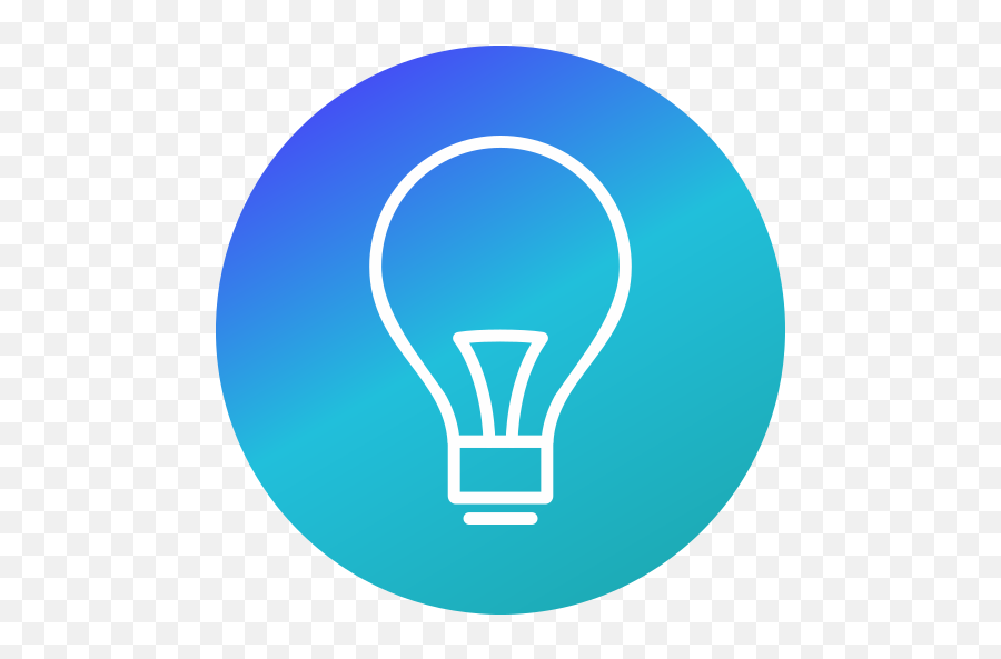 Bulb Icon Light Idea Lamp Power - Compact Fluorescent Lamp Png,Led Bulb Icon