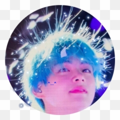Bts Messy Finds Pop Stickers I Love - Taehyung Static Hair png
