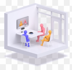 Video Conference U2013 Eastern Telephone U0026 Technologies - Huddle Meeting Room Icon png