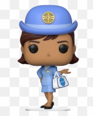 Stewardess With White Bag - PAN AM Stewardess With Bag Pan Am Funko Pop png