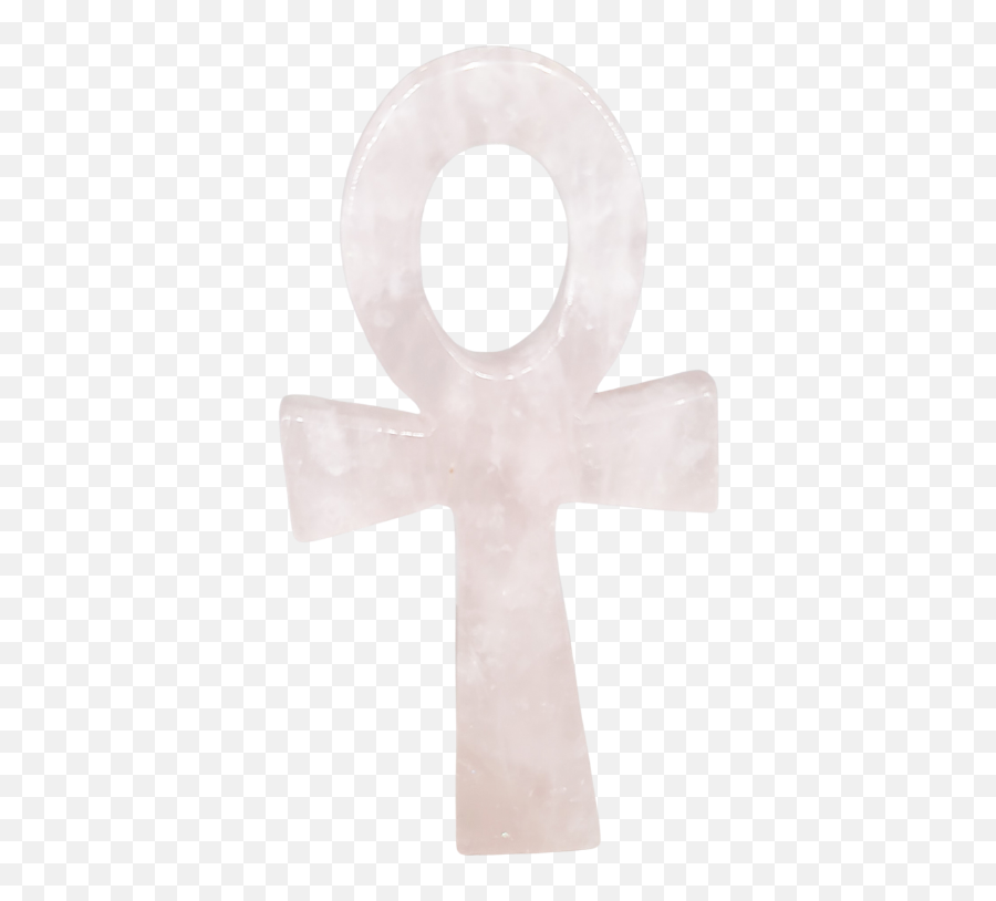 Natural Ankh Carved Rose Quartz Crystal Eternal Herbal - Christian Cross Png,Ankh Icon