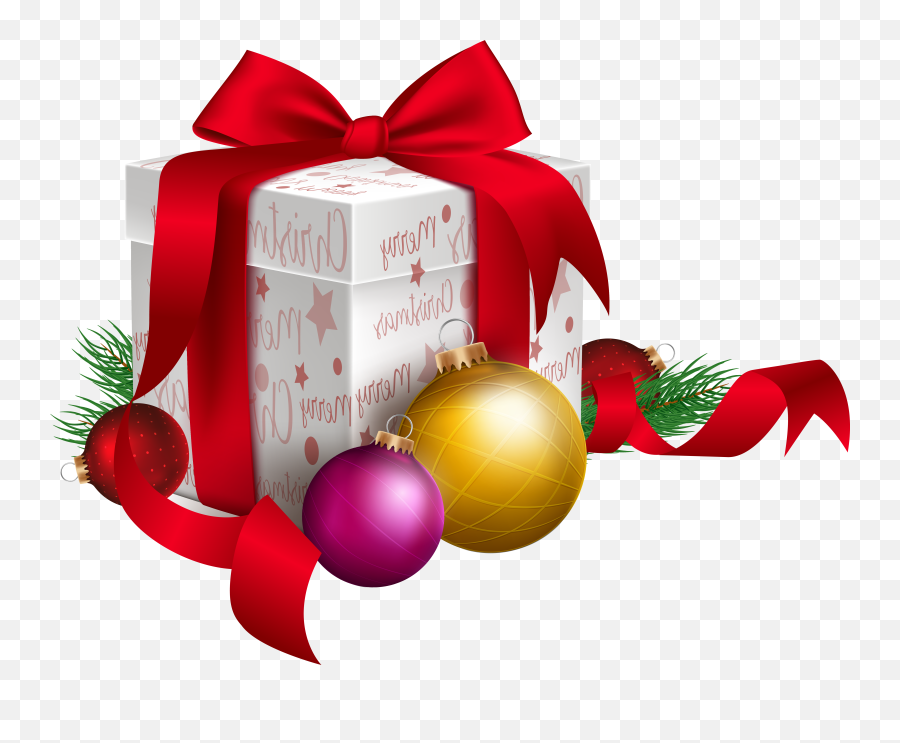 Christmas Gifts Clipart Black - Christmas Gift Clipart Png,Gifts Png