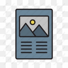 Download Poster Vector Icon Inventicons Png