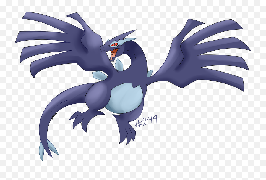 Dessin Render De Lugia Obscur Par Cly - Lugia Obscur Pokemon Go Png,Lugia Png Dessin Render De Lugia Obscur Par Cly - Lugia Obscur Pokemon Go Png,Lugia Png