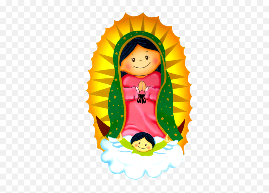 Virgen De Guadalupe Dibujo Png Image - Virgen De Guadalupe Cartoon,...