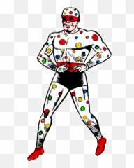 Misfit Robot Daydream Batmanu0027s Weirdest Villains Mr Polka - Dot Polka Dot Man Komiks Png,Comic Dots Png