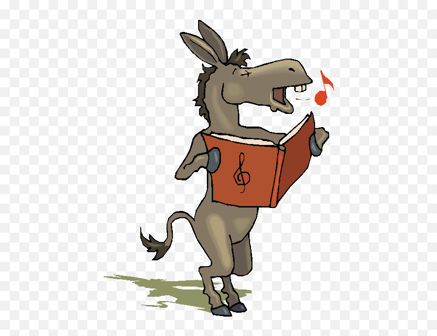 Dna Of Words Animal Names - 1 Singing Donkey Png,Donkey Png