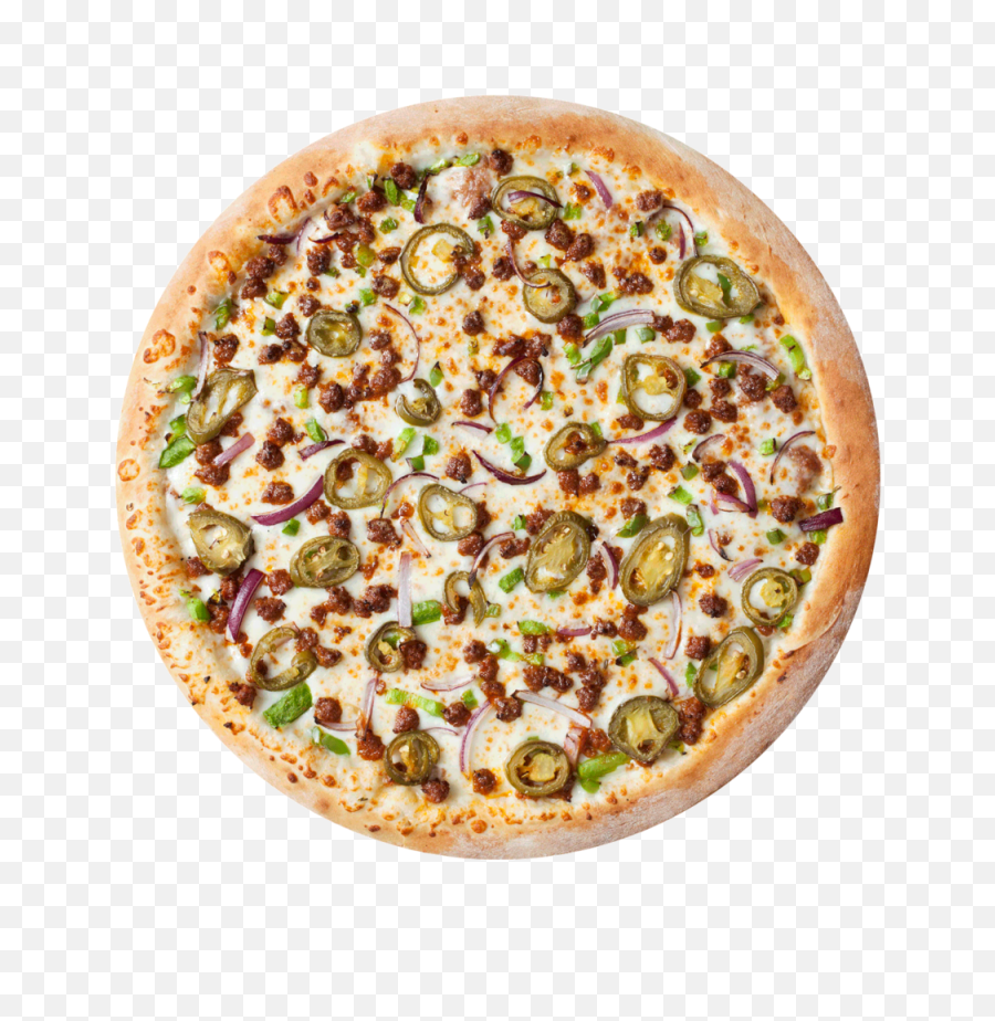 Download Vegetarian Pizza - Veggie Pizza Top View Png,Pizza Emoji Png
