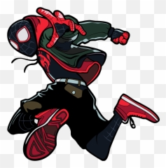 Miles Morales Spider - Man PNG HD Mart Drawing