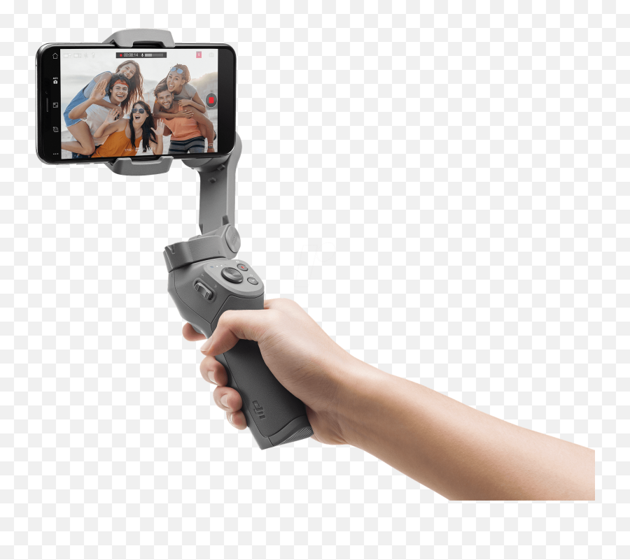 Dji Osmo Mobile 3 Gimbal In Hand Transparent Png - Stickpng Dji Osmo 3,Gun Hand Transparent