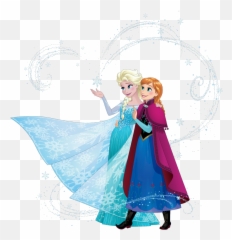 Frozen Elsa And Anna Drawing - Disney Sisters png