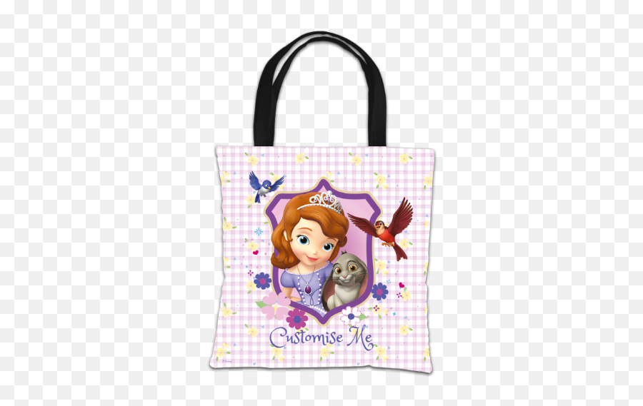 Disney Sofia The First And Clover Tote Bag Png