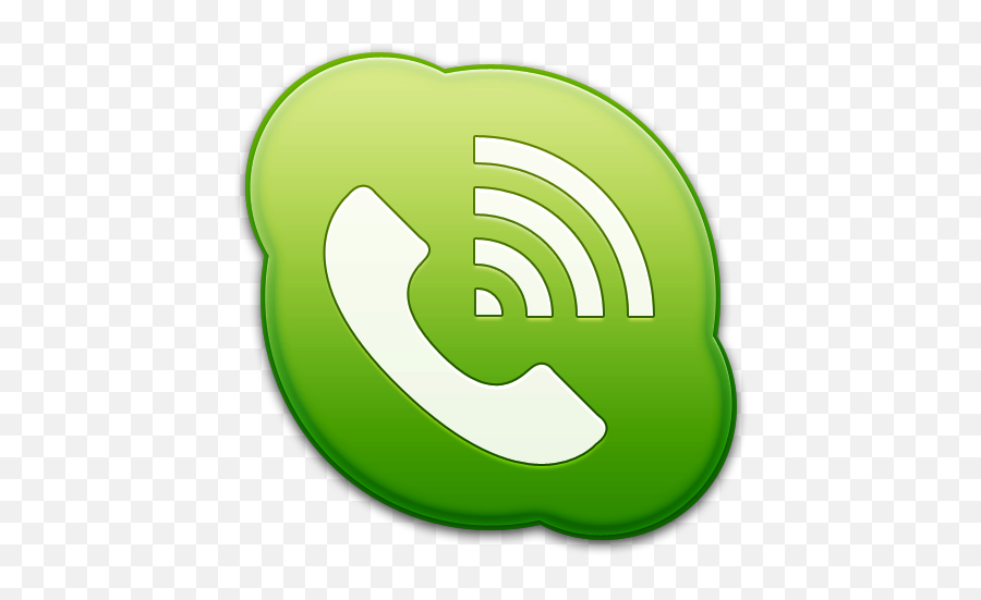 Skype Phone Green Icon - Skype Icons Softiconscom Green Phone Png,Skype Png