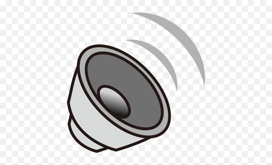 Speaker With One Sound Wave Emoji For - Sound Emoji Png,Wave Emoji Png