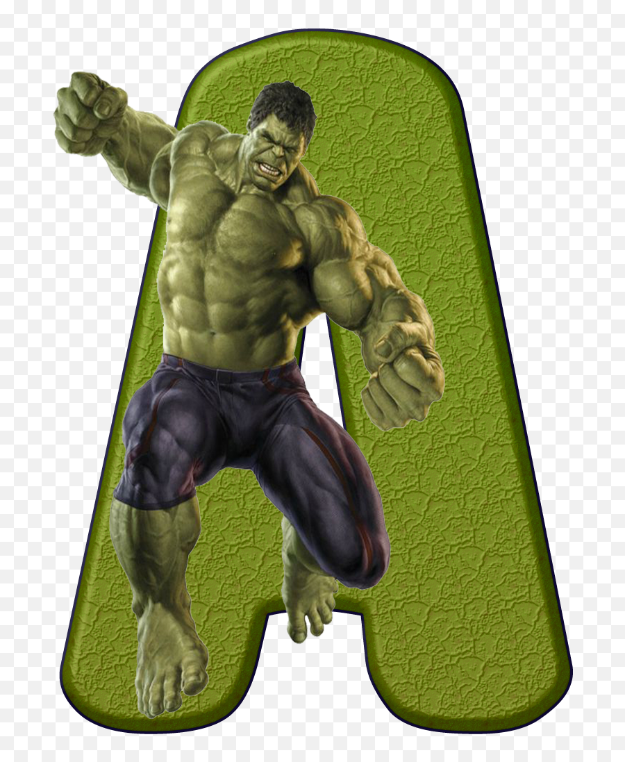 Hulk - A Alfabeto Decorativo Hulk Full Letra L De Hulk Png,Hulk Png