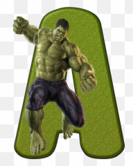 Hulk - A Alfabeto Decorativo Hulk Full Letra L De Hulk Png,Hulk Png