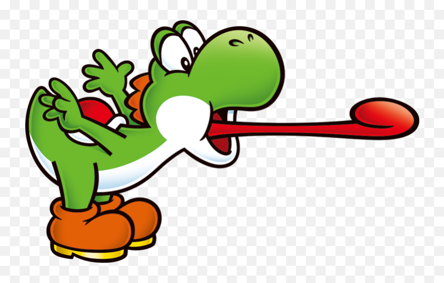 Super Mario Facts - Yoshi Sticking Tongue Out Png,Yoshi Transparent