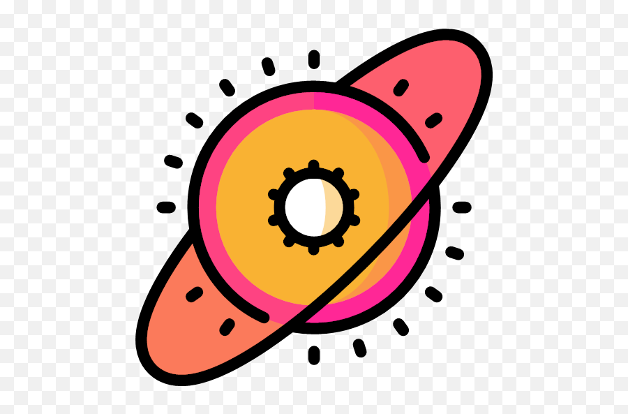 Lineal With Color Supernova Icon Png