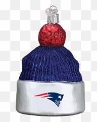 Old World Christmas - New England Patriots Beanie Ornament New England Patriots Ornaments Png,New England Patriots Png