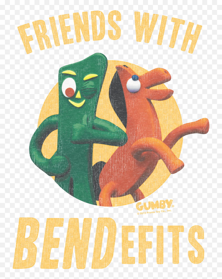 Gumby Bendefits Womens T - Poster Png,Gumby Png