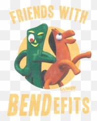 Gumby Bendefits Womens T - Poster Png,Gumby Png