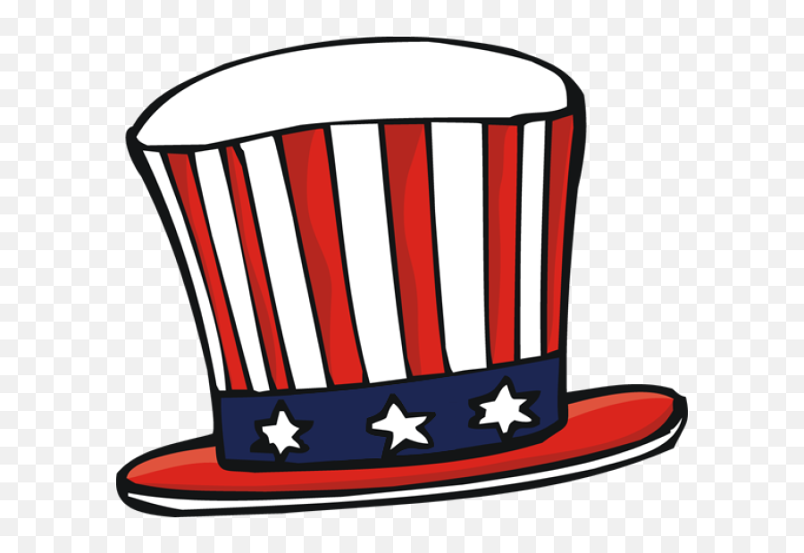 Download Hd Uncle Sam Top Hat - Transparent Background Uncle Sam Hat Png,Transparent Top Hat