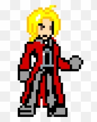 Fullmetal Alchemist - Fullmetal Alchemist Pixel Art Png,Edward Elric Png