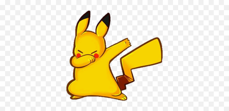 Download Hd Pikachu Pokemon Dabb Dab - Dab Sticker Png,Transparent Dab